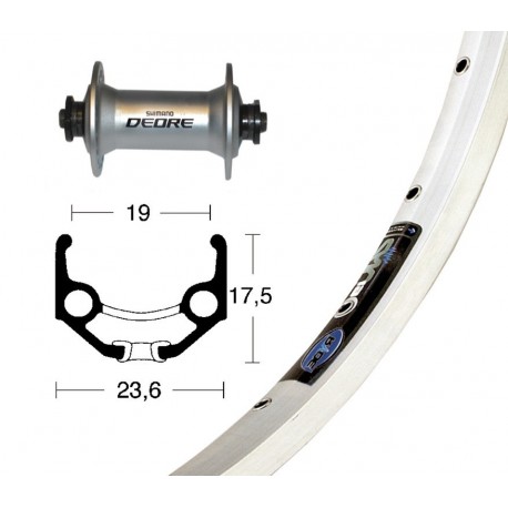 RA 28x1.75Deore arg.QR 36b.