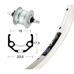 RA 28x1.75din.d.mozzoDH3N20 arg.rig.36b.