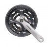 Guarnitura Acera 48/38/28 170 mm argento