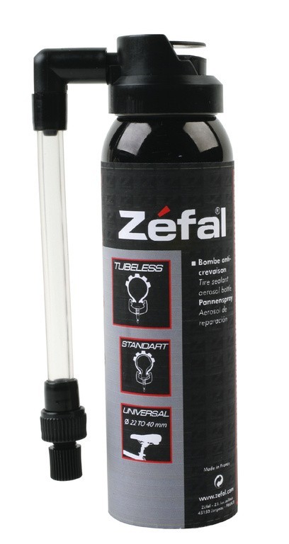 ZEFAL 3 pz. GONFIA E RIPARA 100 ml. + SUPPORTO - Componentsbike accessori e  ricambi biciclette