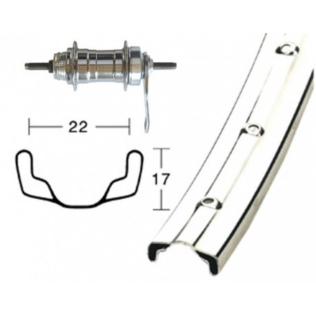 r.post. 28x1.75, 36 buchi, Westwood