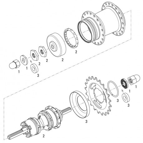 Kit di ricambio per Freewheel