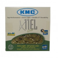 Catena cambio KMC X-11-EL-rinf.col.oro