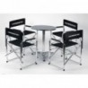Sedie da regista Haibike nero/bian. Set