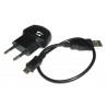 Caricabatterie + cavo aliment. micro USB