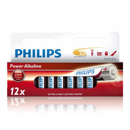 Batteria alcal.Philips PowerMicro LR6